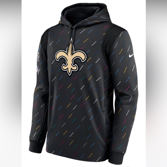 Nike Other - NIKE NEW ORLEANS SAINTS MENS GREY CRUCIAL CATCH HOODIE
